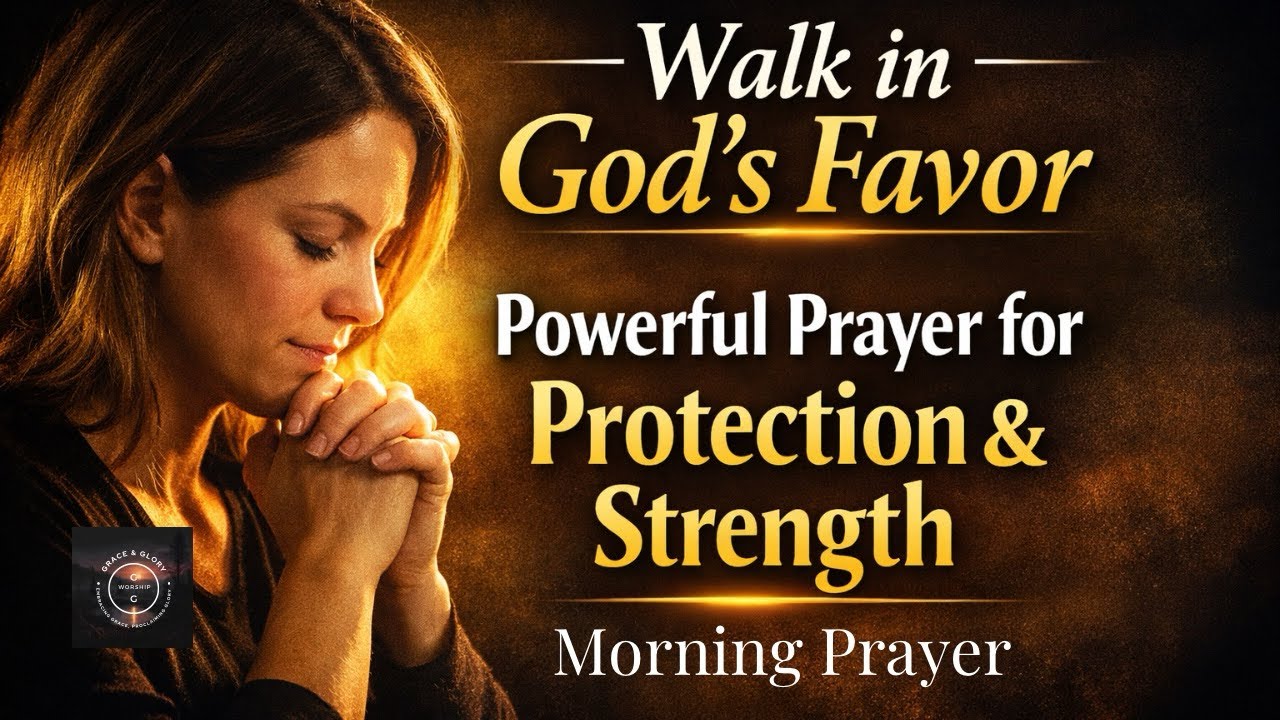Daily Prayer for Protection, Strength & Guidance | Walk in God’s Favor Every Day 