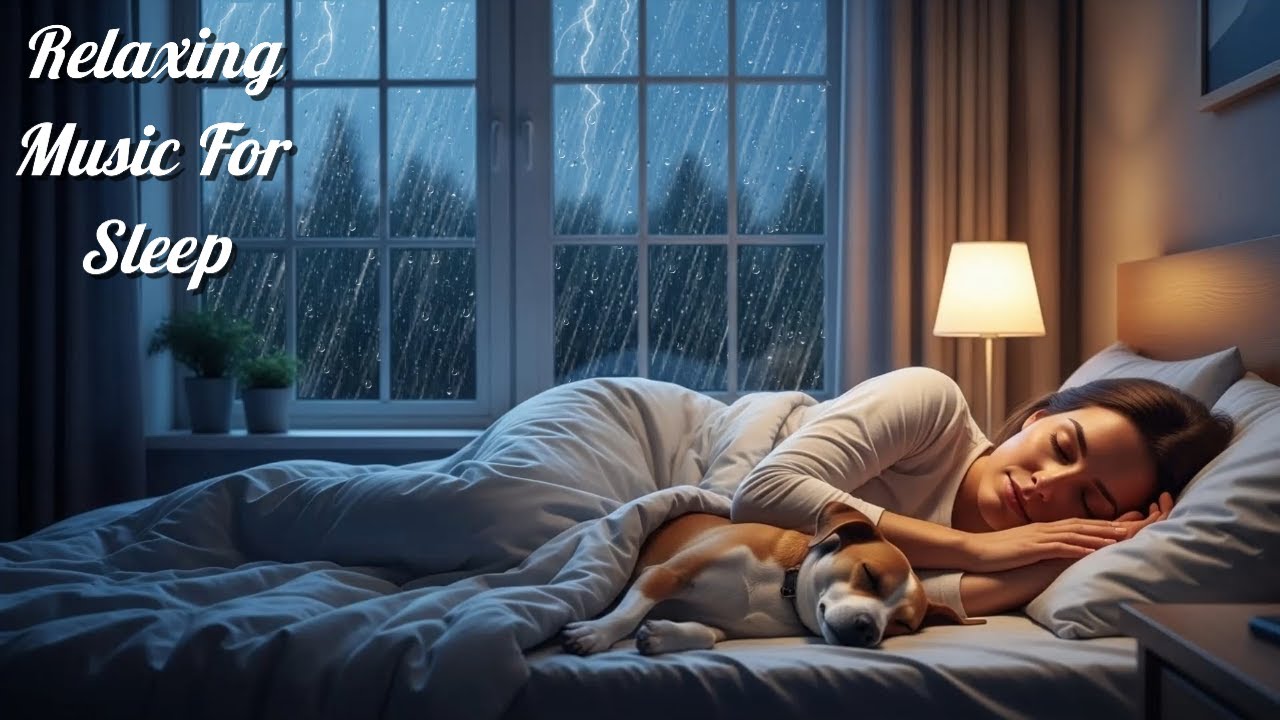 Deep Sleep Music with Rain Sounds 🌧️  Fall Asleep Fast  8 Hours