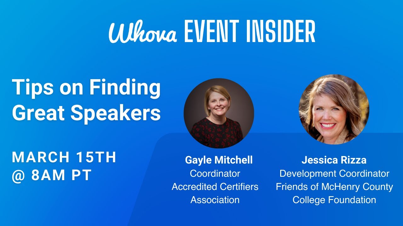 10 Tips on Finding Great Speakers for Your Conferences [Event Planning Tips 20]