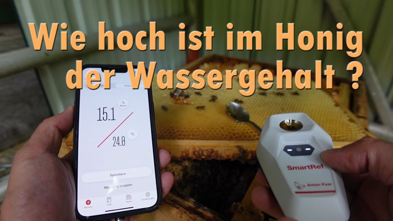 Wie hoch ist der Wassergehalt im Honig? SmartRef Refraktometer von Anton Paar