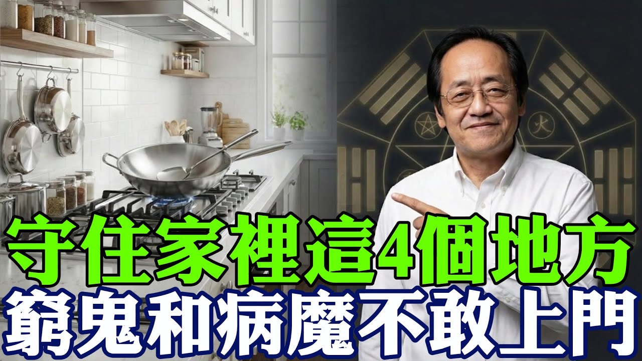 倪海厦：守住家裡這 4 個「命門」，不用花錢也能把「窮鬼」和「病魔」掃出門！#倪海厦 #陽宅風水 #居家清潔 #糖尿病 #環境醫學