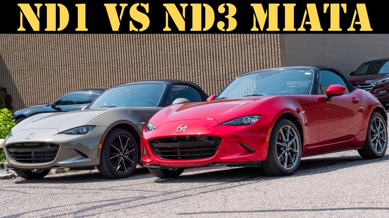 ND1 против ND3 Miata — различия в вождении на 2 задних колеса