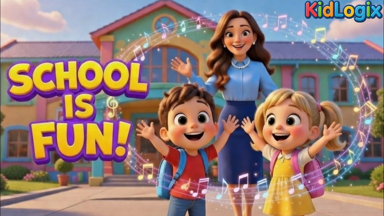 We Go to School | Nursery rhymes for Kids |