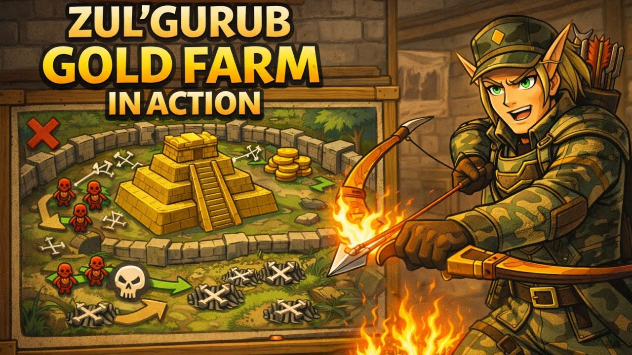 Farmeo de Zul'Gurub en 14 minutos - Turtle WoW Cazador