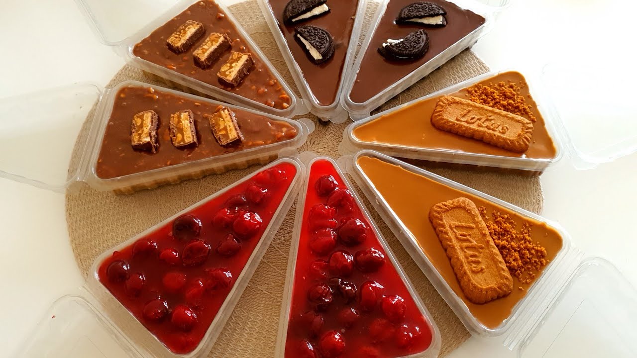 تشيز كيك المقاهي بعدة أذواق من خليط واحد حاجة جديدة ومبهرة 😍
