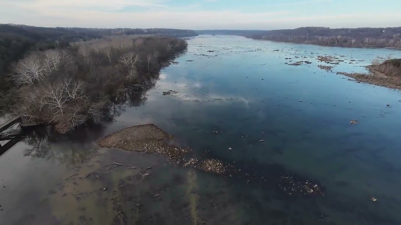 Susquehanna River and Deer Creek.  DJI Avata 2