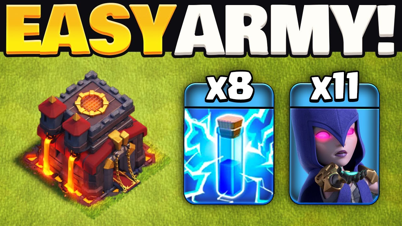Easy TH10 Zap Witch Attack Strategy Explained (Clash of Clans)