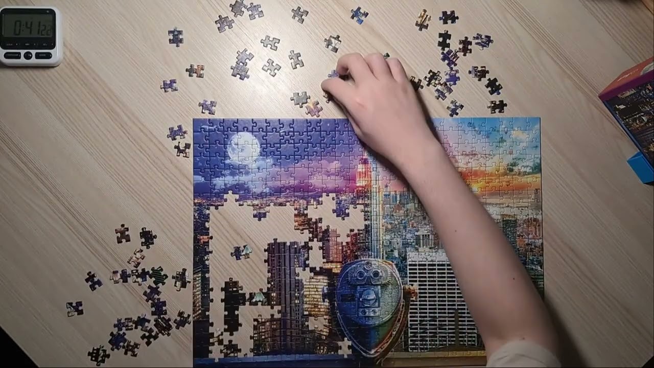 500 2n1 Piece Puzzle Timelapse | Trefl: American Tour