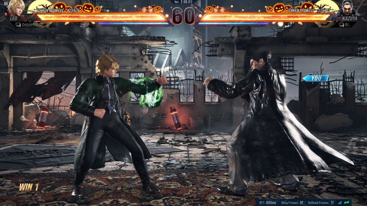 Geppetto AE (Leo) Vs RJ (Kazuya Mishima) Crazy Rank Match