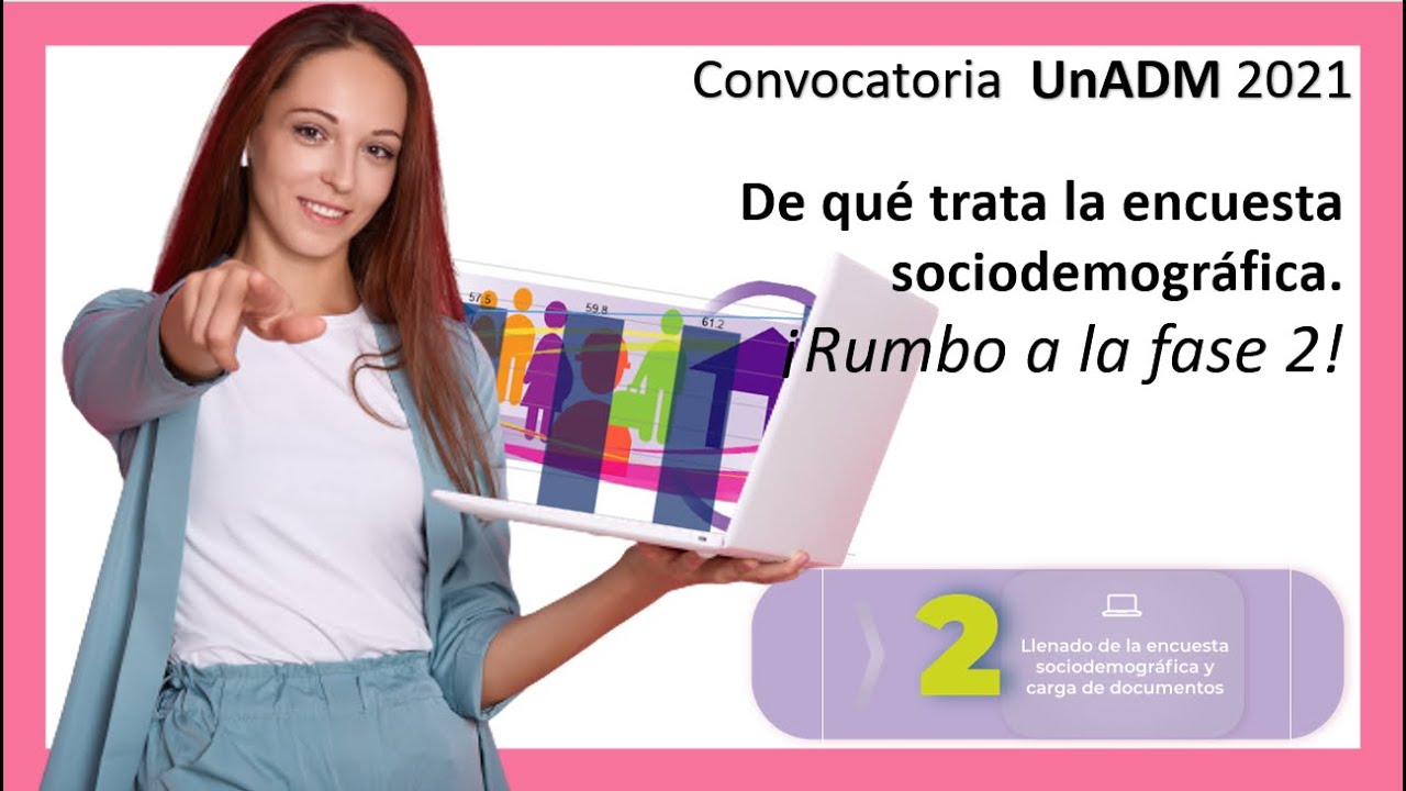 De qué trata la ENCUESTA SOCIODEMOGRAFICA. Rumbo a la fase 2. Proceso de admisión UnADM 2021