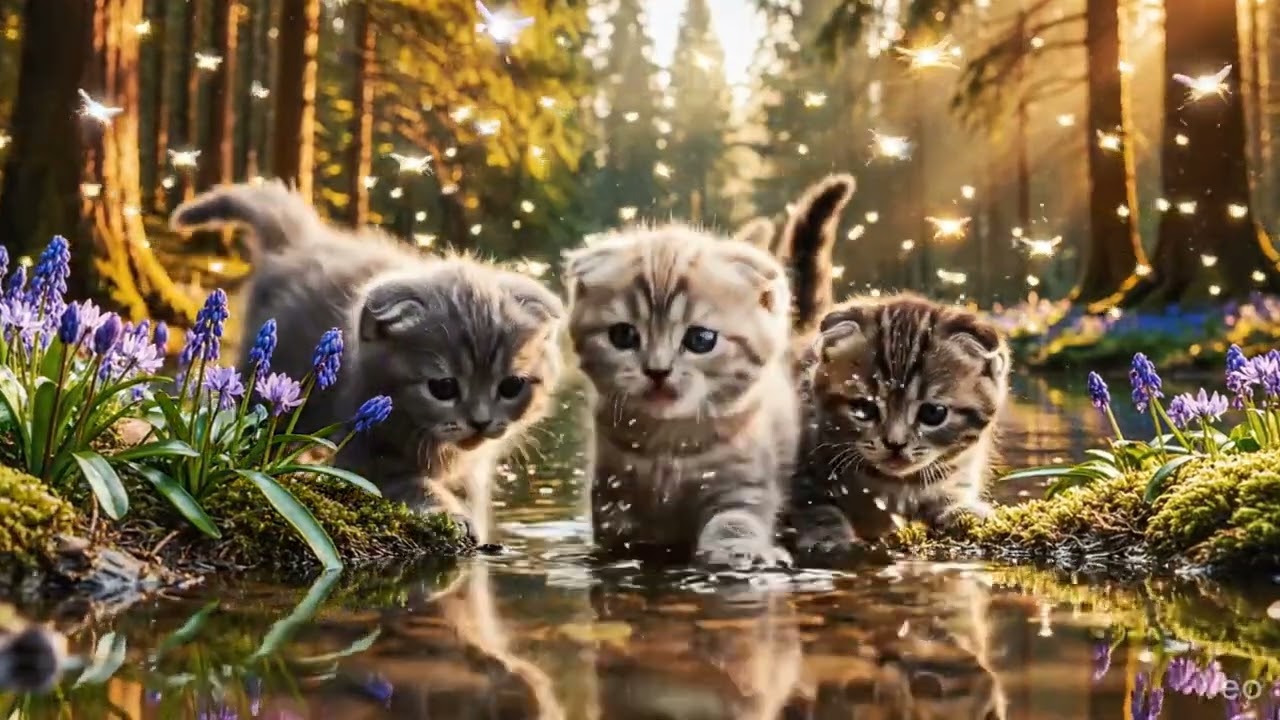 可愛すぎる子猫たちの絵本の世界冒険ストーリー