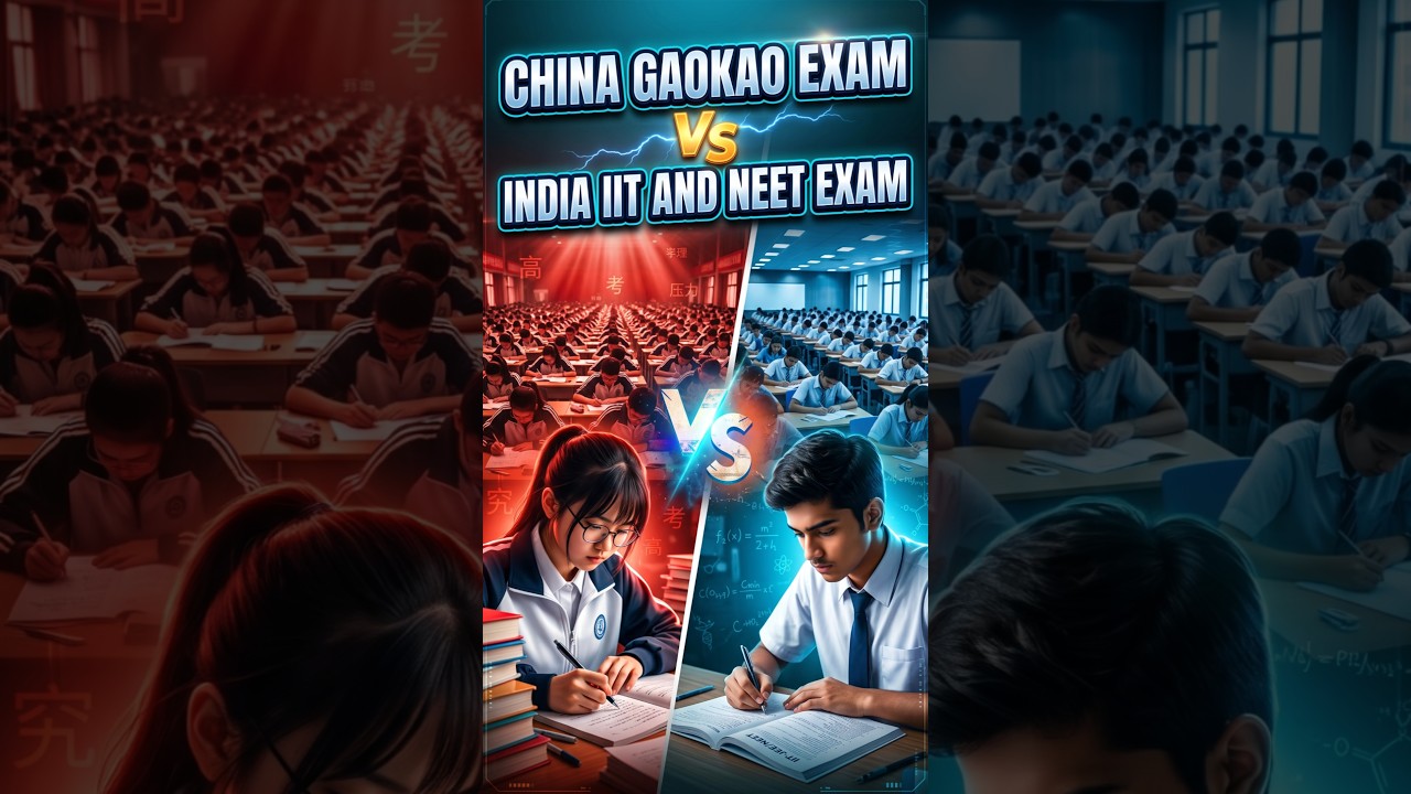 China Gaokao Exam Vs India IIT And NEET Exam BY VMC JEE