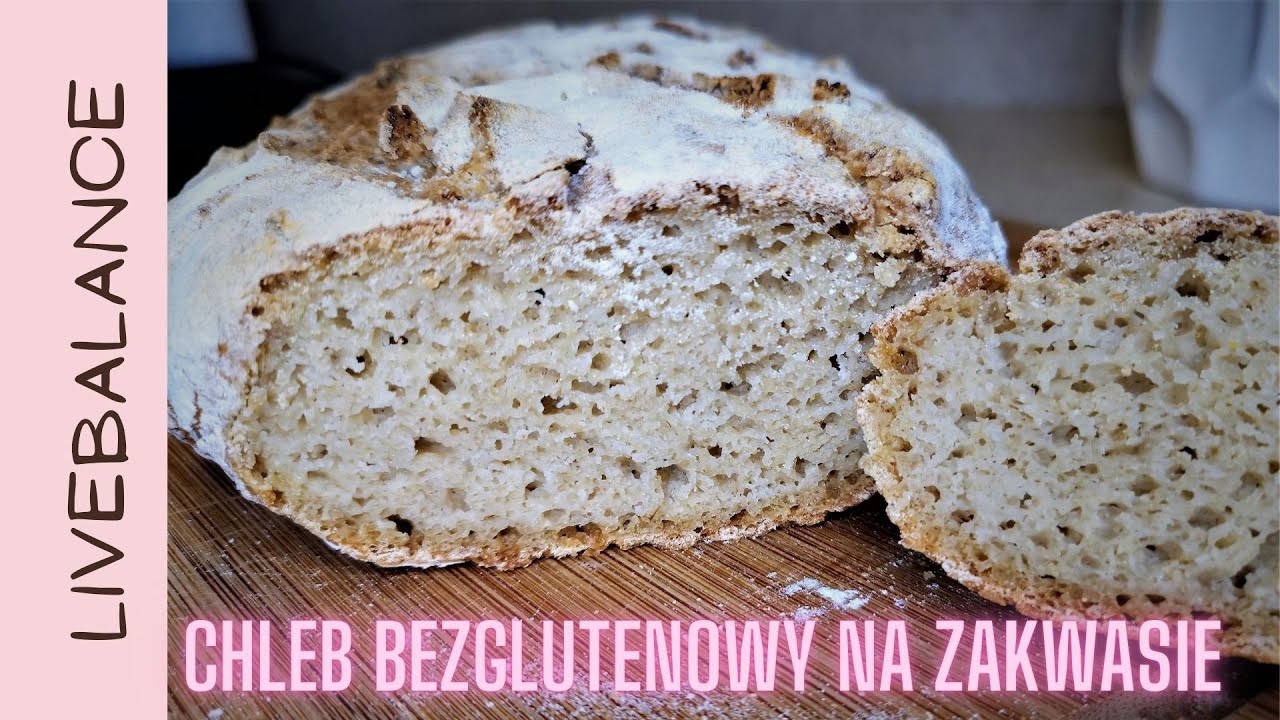 Chleb bezglutenowy na zakwasie bezglutenowym.