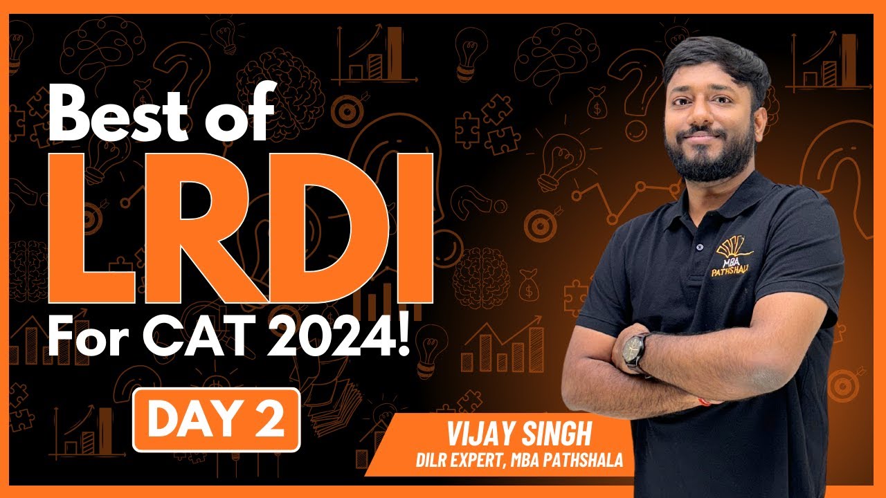 CAT 2024 | Best of LRDI | CAT 2016 - Ratings Set | Day 02 | Vijay Sir | #cat2024