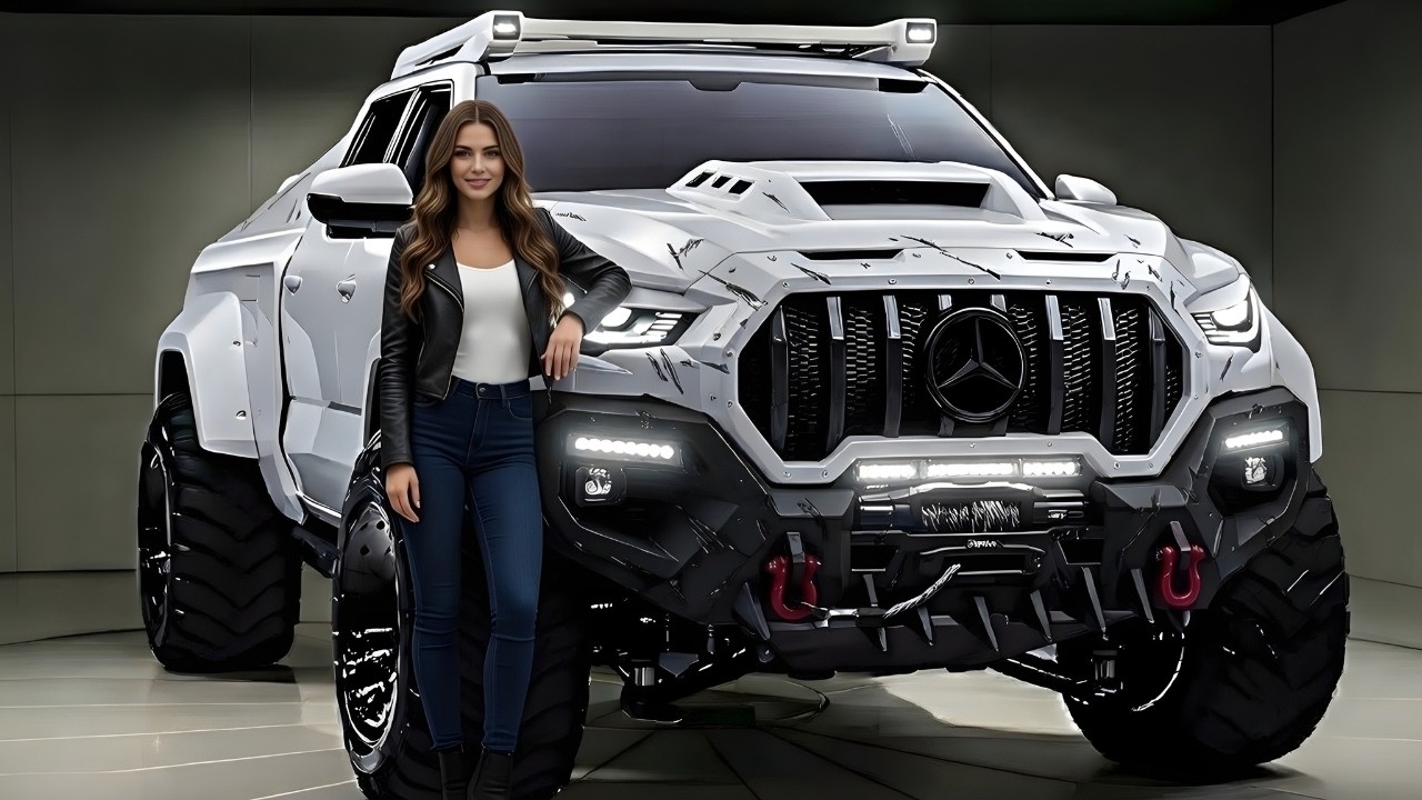 600HP V8 Monster! 2027 Mercedes AMG X-Class Shocks Raptor & TRX 🔥