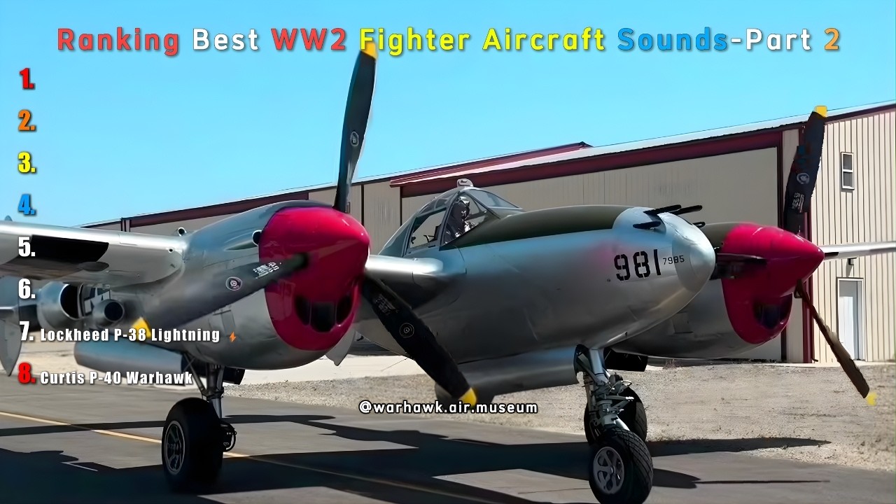 Ranking Best WW2 Fighter Aircraft Sounds-Part 2