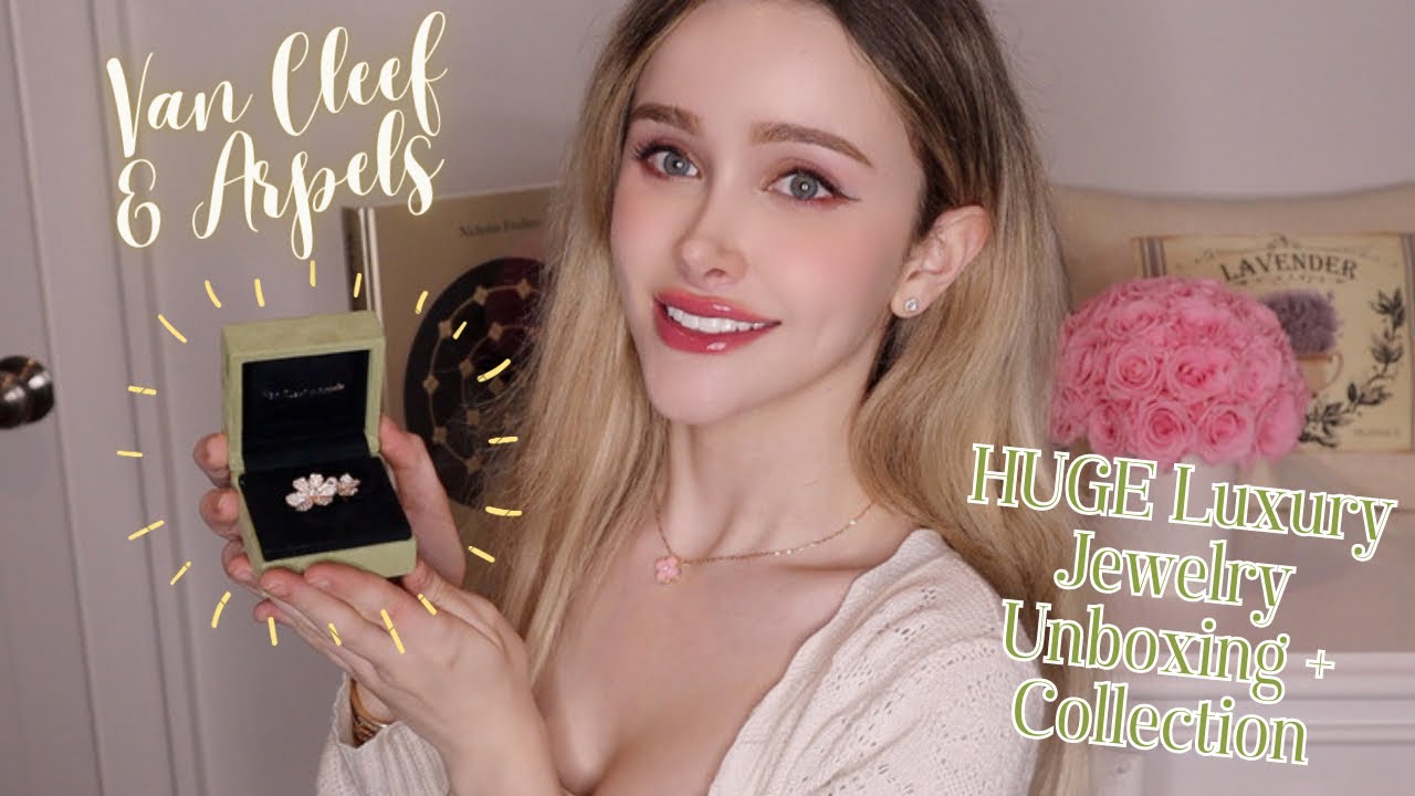 Van Cleef & Arpels Pave Diamond Frivole Between the Finger Ring Unboxing! + Mini Collection Tour 💍💎