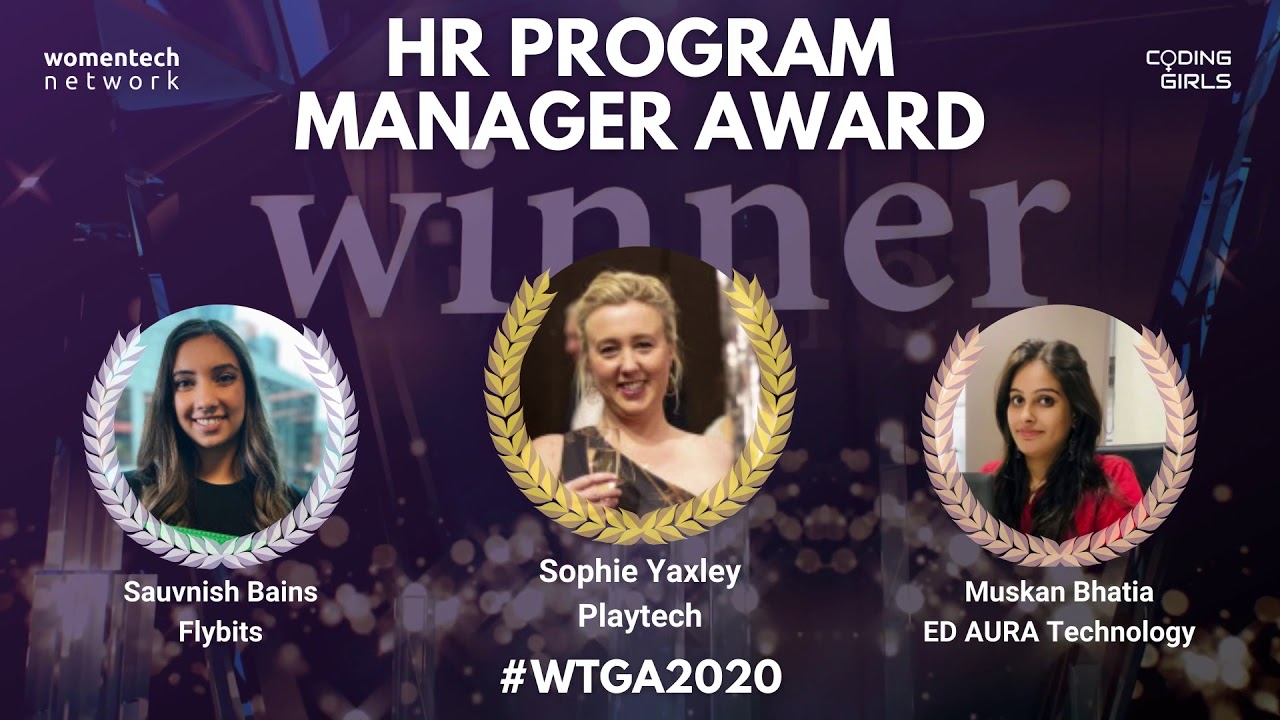 HR Program Manager Award 2020