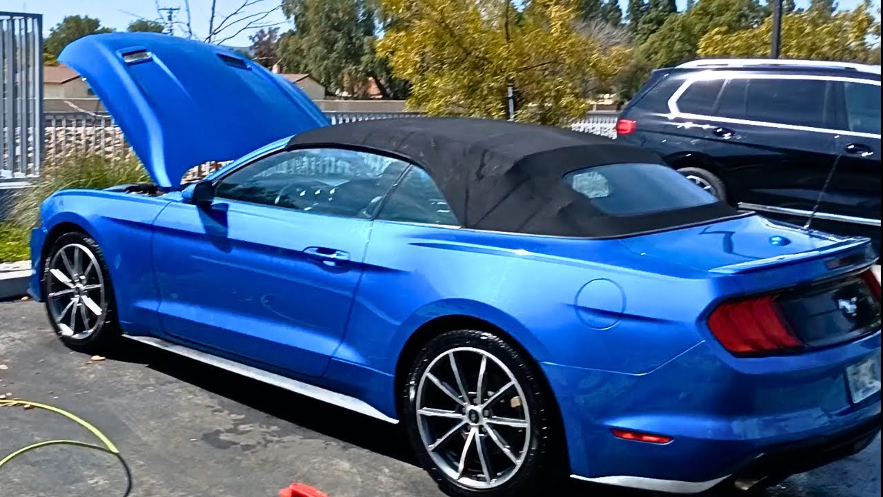 Ford Mustang Interior Cleaning: Auto Detailing (Satisfying ASMR)