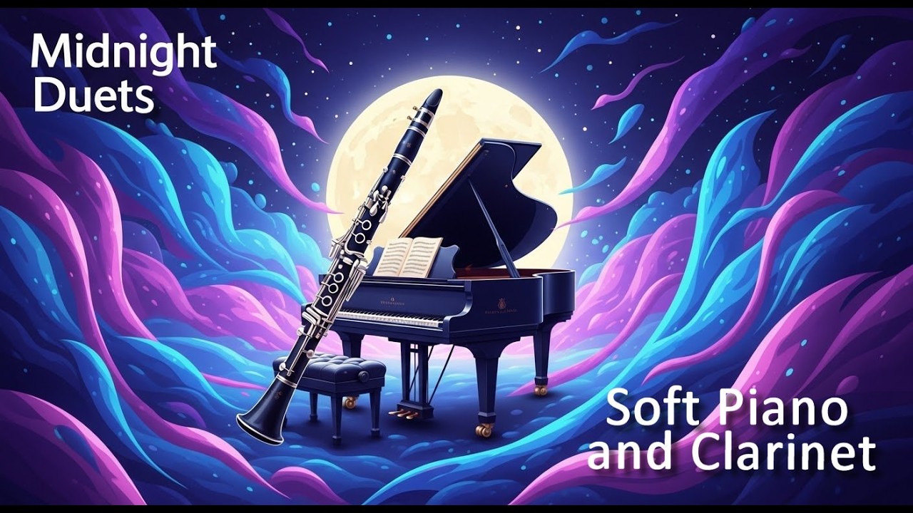 Midnight Duets | Soft Piano and Clarinet 🌙🎹🎶
