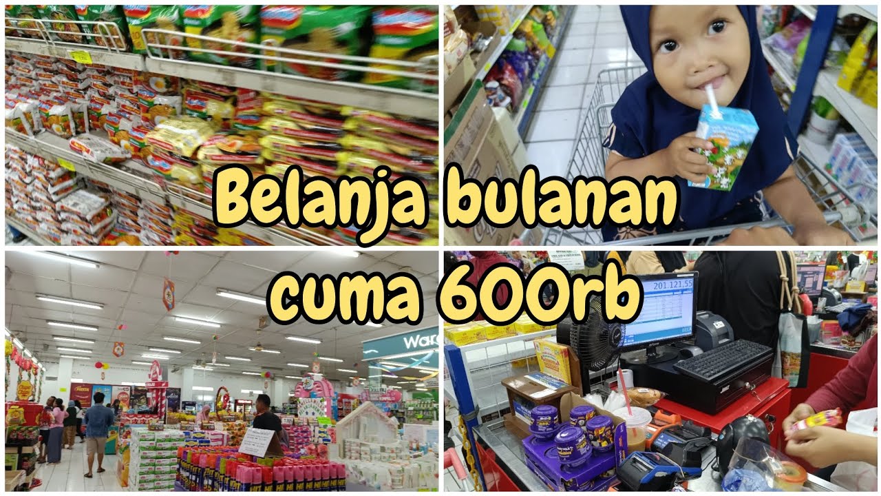 Belanja Bulanan, Grocery shopping, Sebulan cuma habis 600ribuan, Belanja apa aja sih???