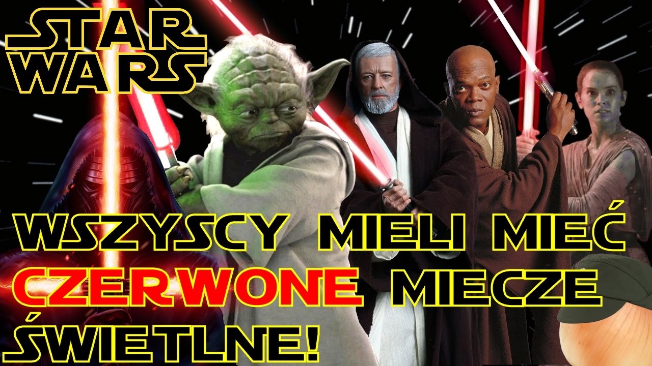 WSZYSCY MIELI MIEĆ CZERWONE MIECZE! 10 Najlepszych faktów o mieczach świetlnych | STAR WARS