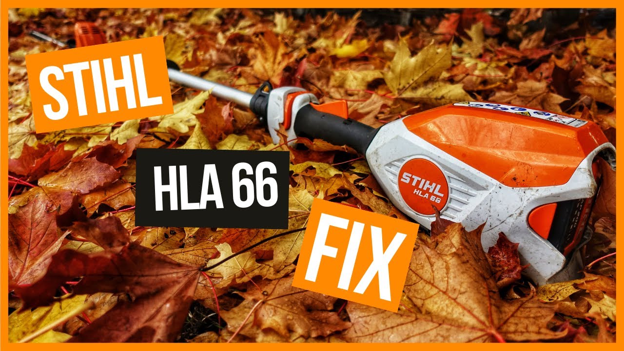 Перестал работать Stihl HLA 66. Попробуйте эти 3 способа.