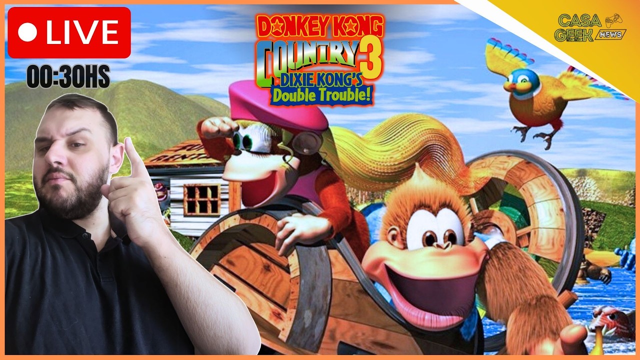 ARREMESSANDO O KIDDY PARA O INFINITO (E ALÉM!) - DONKEY KONG COUNTRY 3 #03