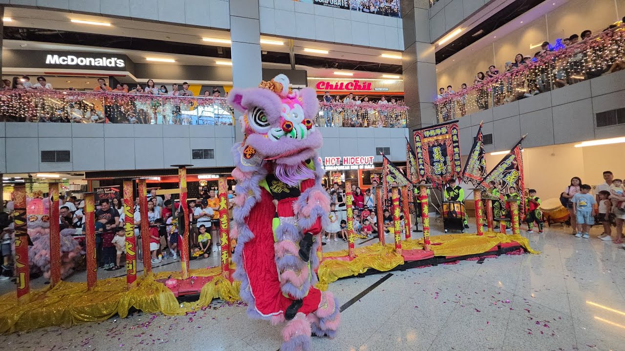 2026 lion dance Cai Qing at Orchard Cineleisure 