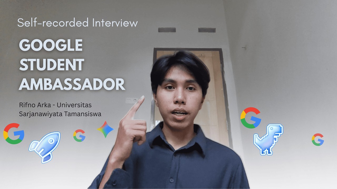 Rifno Arka- Kandidat Google Student Ambassador 2026 Indonesia - Universitas Sarjanawiyata Tamansiswa