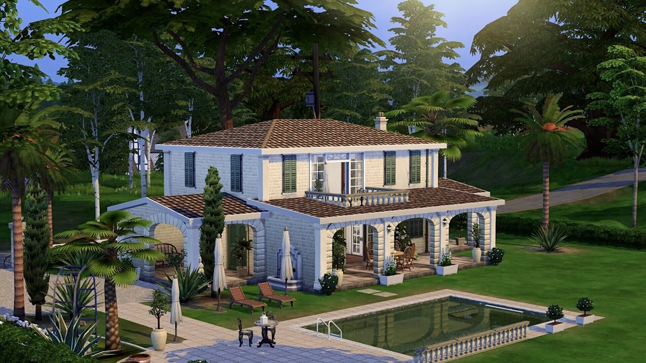 Provencal House • The Sims 4 • No CC | Speed Build