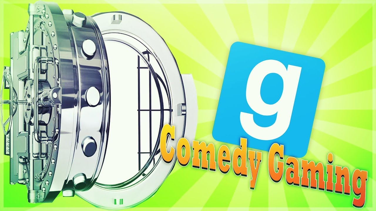 GMOD - Hide n Seek - Huge Town Map - Bank Vault Win - Comedy Gaming