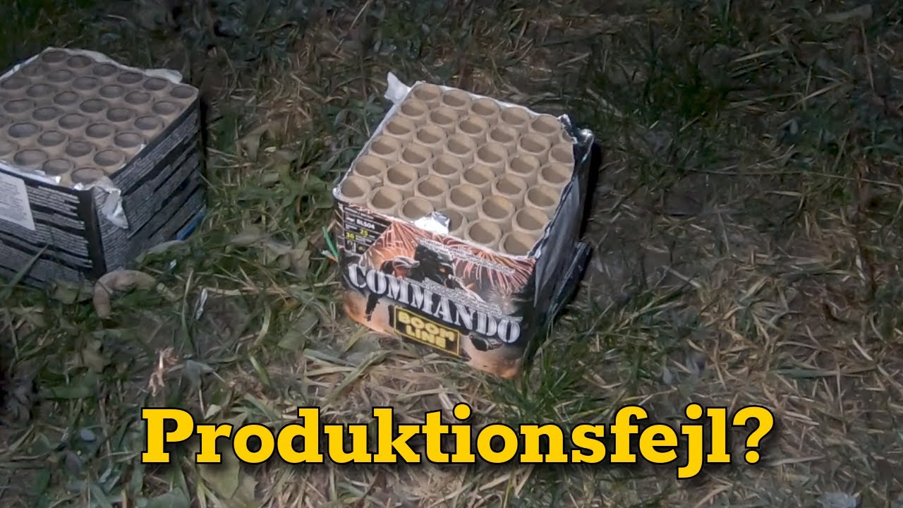 Produktionsfejl? | Commando BL504 | Jorge | Fyrværkeri 2025/2026