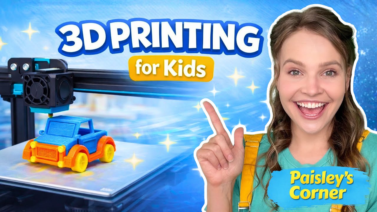 STEM-образование для детей - 3D-печать для детей 🖨️ | Узнайте, как работают 3D-принтеры | Забавны...