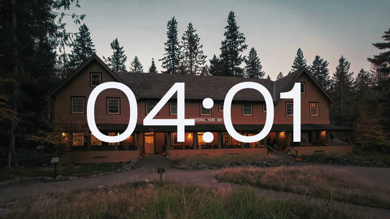 10 Minute Countdown | Elegant Forest Lodge Background
