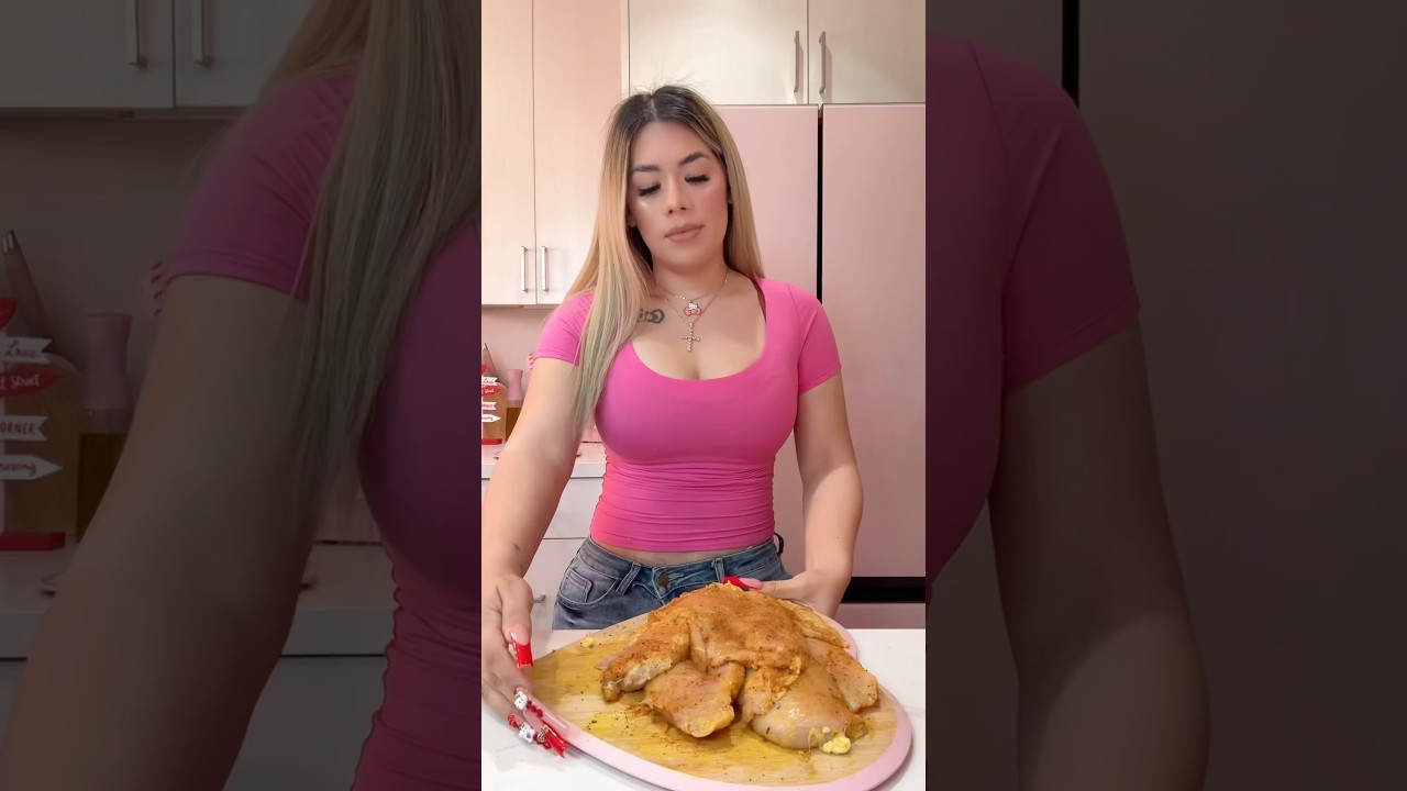 HEART SHAPED PASTA! #pink #asmr