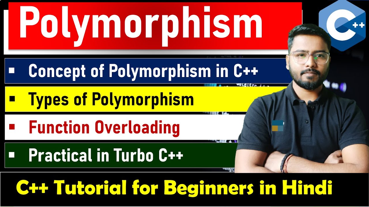Polymorphism in C++ | Types of Polymorphism | C++ Tutorials for Beginners #polymorphism