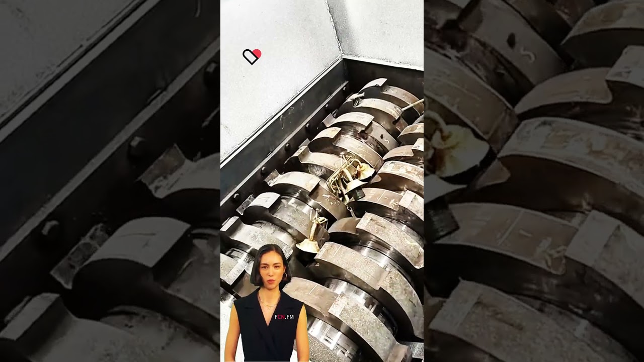 #fcnfm FCNFM industrial shredder built to integrate seamlessly with conveyor systems