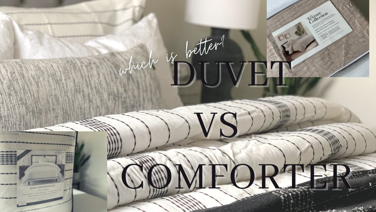DUVET VS.COMFORTER WHICH IS BETTER?| PROS & CONS| WHAT'S THE DIFFERENCE| HELPFUL TIPS |BED STYLING