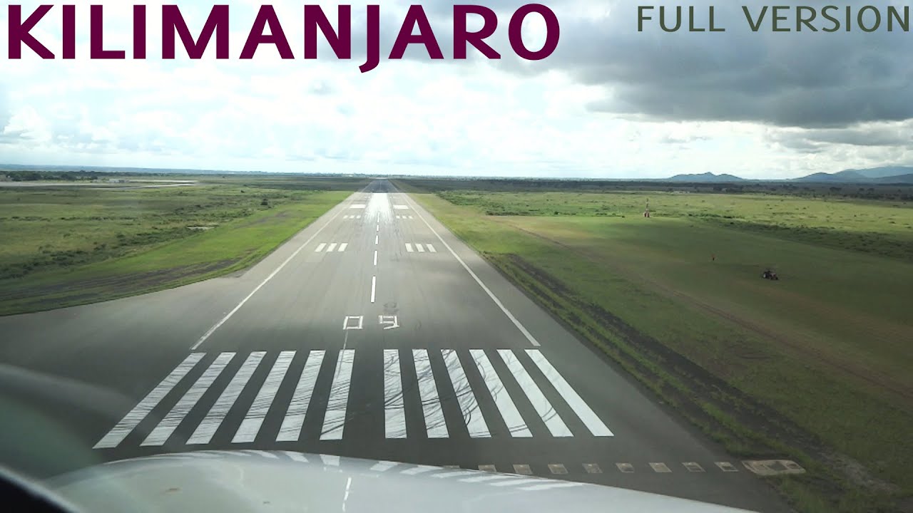 WONDERFUL Kilimanjaro A320 Cockpit Landing | LONG VERSION HD