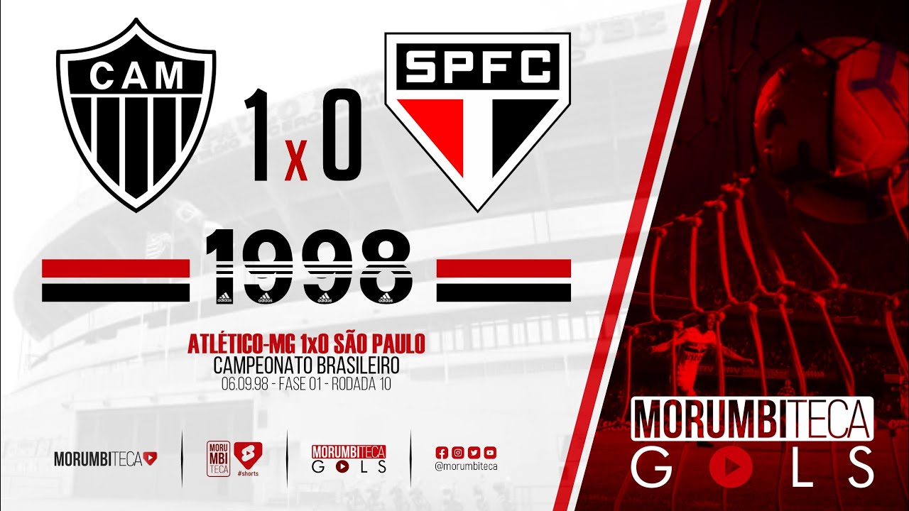 Atlético-MG 1x0 São Paulo - Brasileiro - Rodada 10 - 06/09/1998
