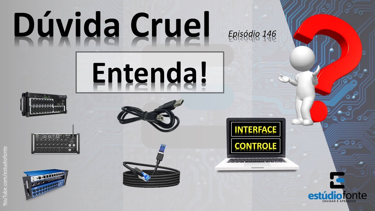 Ethernet e USB no mixer digital - Entenda de vez - D&uacute;vida Cruel (ep146)