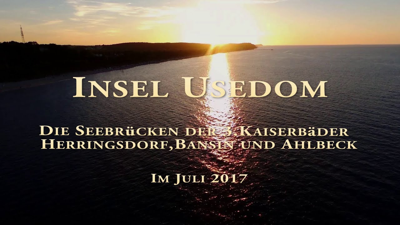 Insel Usedom -Die Seebrücken der 3 Kaiserbäder Heringsdorf,Bansin und Ahlbeck(Bebop 2)Juli 2017 #18