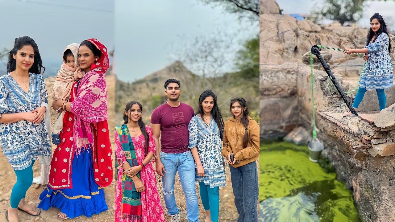 Hamare गाँव की सबसे Beautiful 😍 Jagha | Sonam Ne Nikala कुँवे से पानी | लड़कियों Ko Ghumaya गाँव |