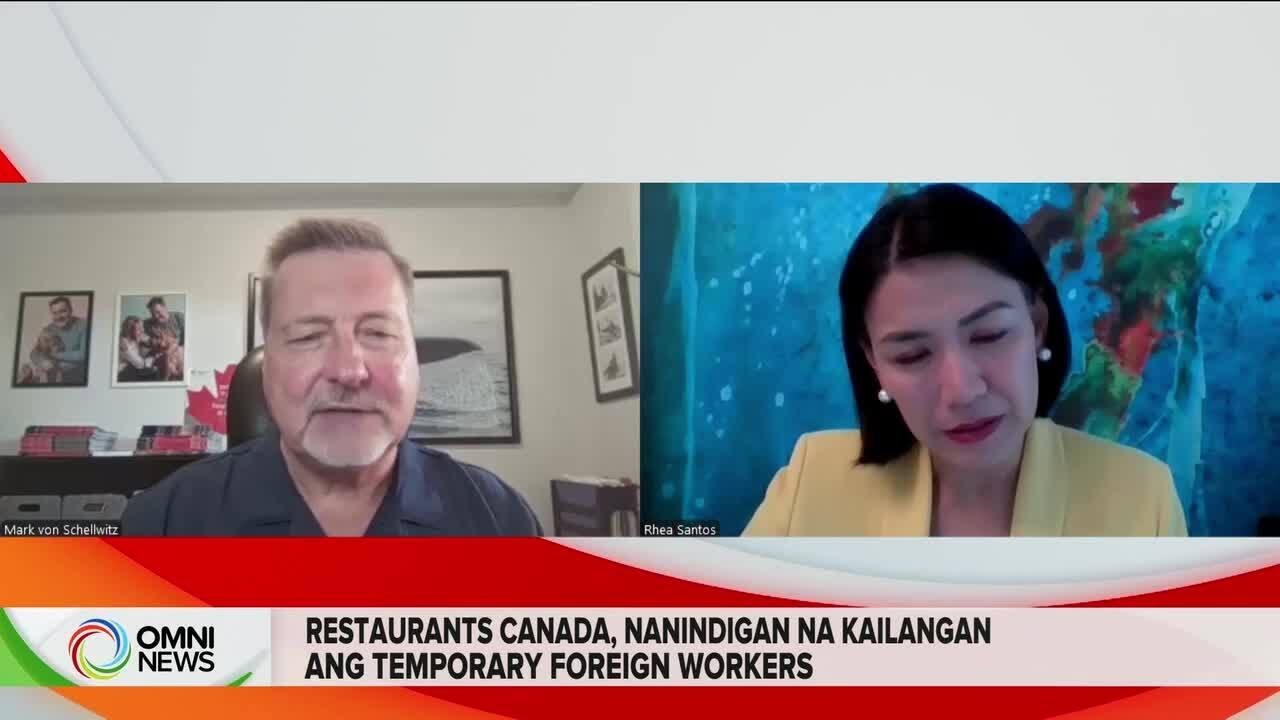 Kahalagahan ng temporary workers ayon sa Restaurants Canada | OMNI News Filipino