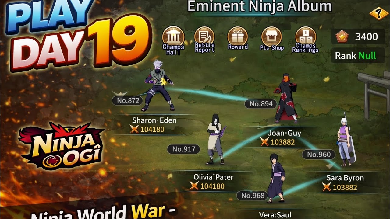 Day 19 Ninja Ogi || Ninja World War - Eminent Ninja Album 🔥