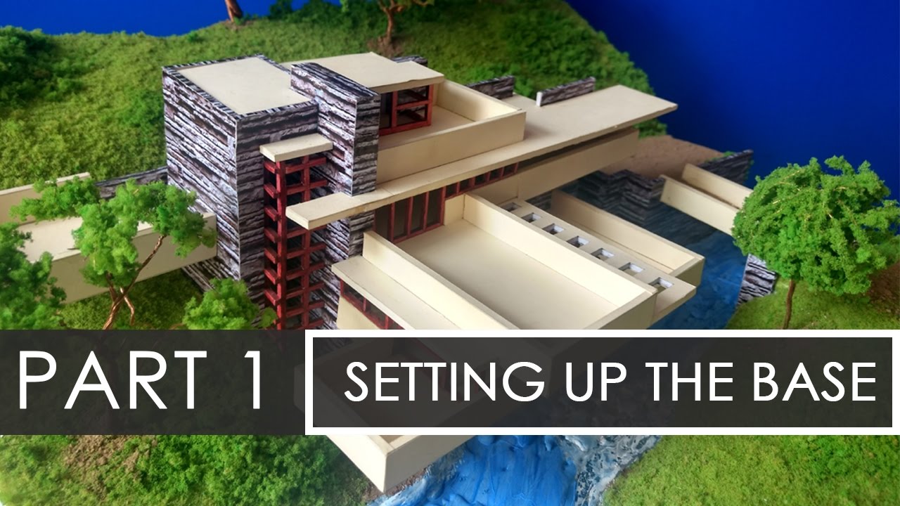 Part 1 | How to make a model of Falling waters | Model Making with Sumit