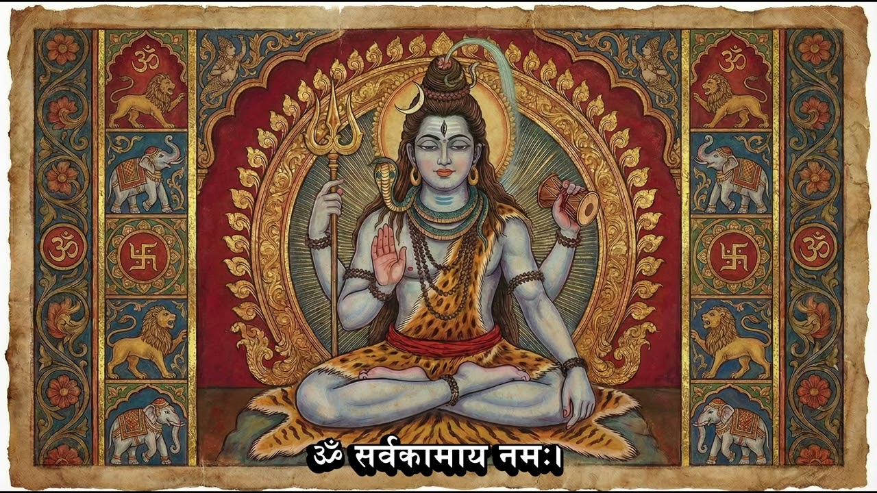 ॐ सर्वकामाय नमः। | Lord Shiva Mantra | 1 Hour Meditation | Fulfillment • Peace • Divine Grace