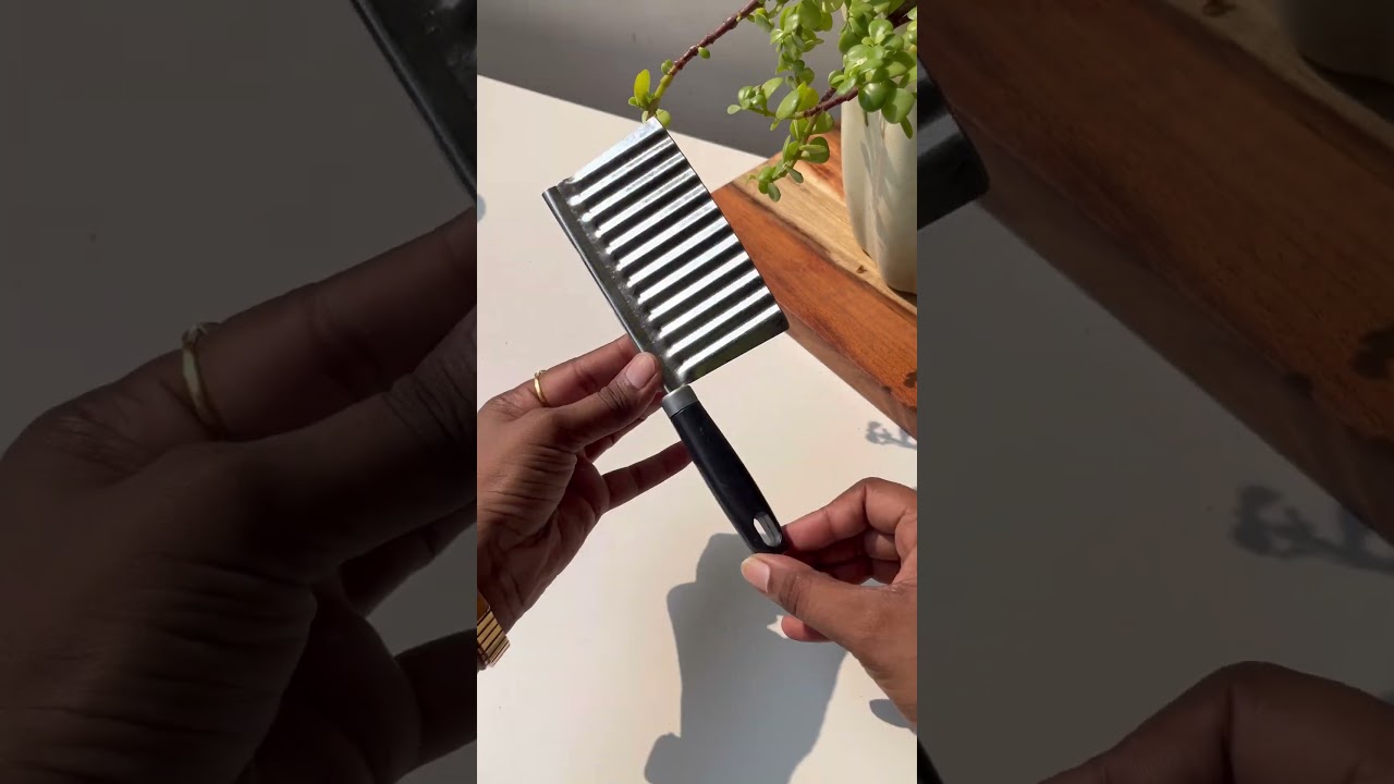 Amazon must have&rsquo;s | CRINKLE KNIFE #amazonproducts #amazonhaul #amazon #foodietoodiegwl #shorts