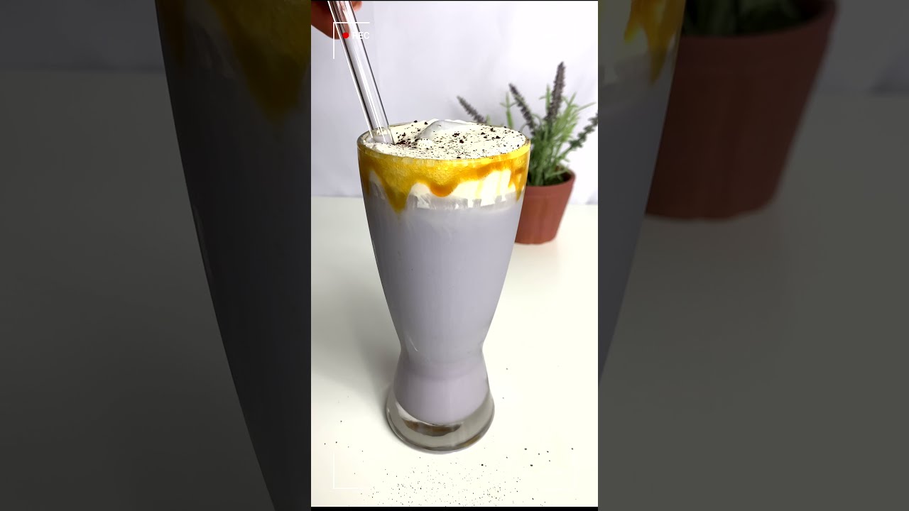 korean inspired #butterflypea #latte// aesthetic home cafe drinks
